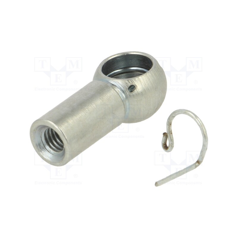 1 pcs x PNEUMAT-92220 - Mounting element for gas spring, Mat: zinc plated steel, 10mm