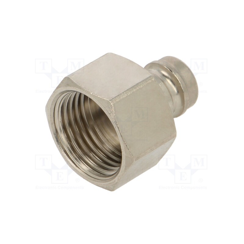 1 pcs x PNEUMAT-ESH 12 NI - Quick connection coupling, max.15bar, Thread: G 1/2' internal