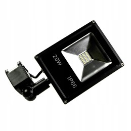 20W LED floodlight with motion sensor