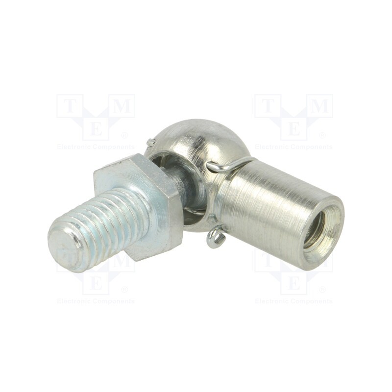 1 pcs x PNEUMAT-92221-10E - Mounting element for gas spring, Mat: zinc plated steel, 10mm