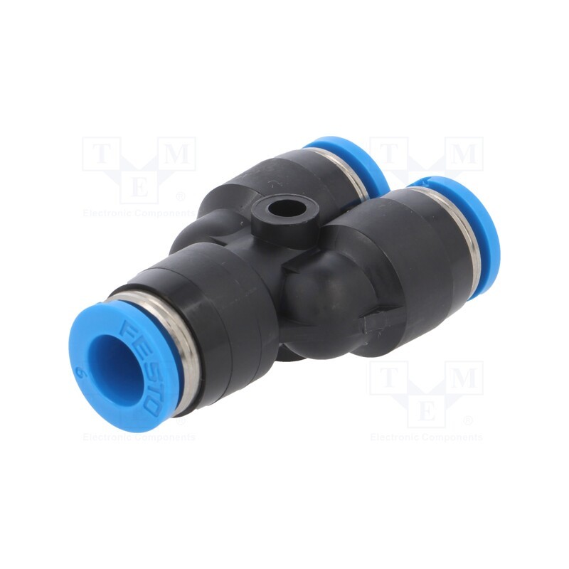 1 pcs x FESTO-153149 - Push-in fitting, straight,Y-Yap spliYYer, -0.95÷6bar, PBT, QS