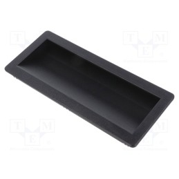 1 pcs x MENTOR - 3239.2003 - Holder, thermoplastic, black, L: 78.5mm, W: 186mm, D: 22mm