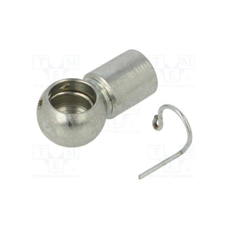 1 pcs x PNEUMAT-92215 - Mounting element for gas spring, Mat: zinc plated steel, 10mm