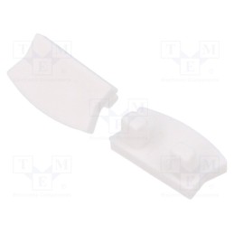 1 pcg x GTV Poland - PA-ZASGLAXMNK-10 - Cap for LED profiles, white, 10pcs.