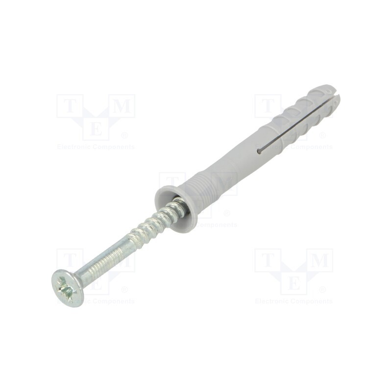 1 pcg x FISCHER - 50356 - Plastic anchor, with screw, 8x60, zinc-plated steel, N, 50pcs, 8mm