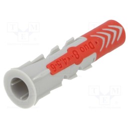1 pcg x FISCHER - 555008 - Plastic anchor, without screw, 8x40, DUOPOWER, 100pcs, 8mm