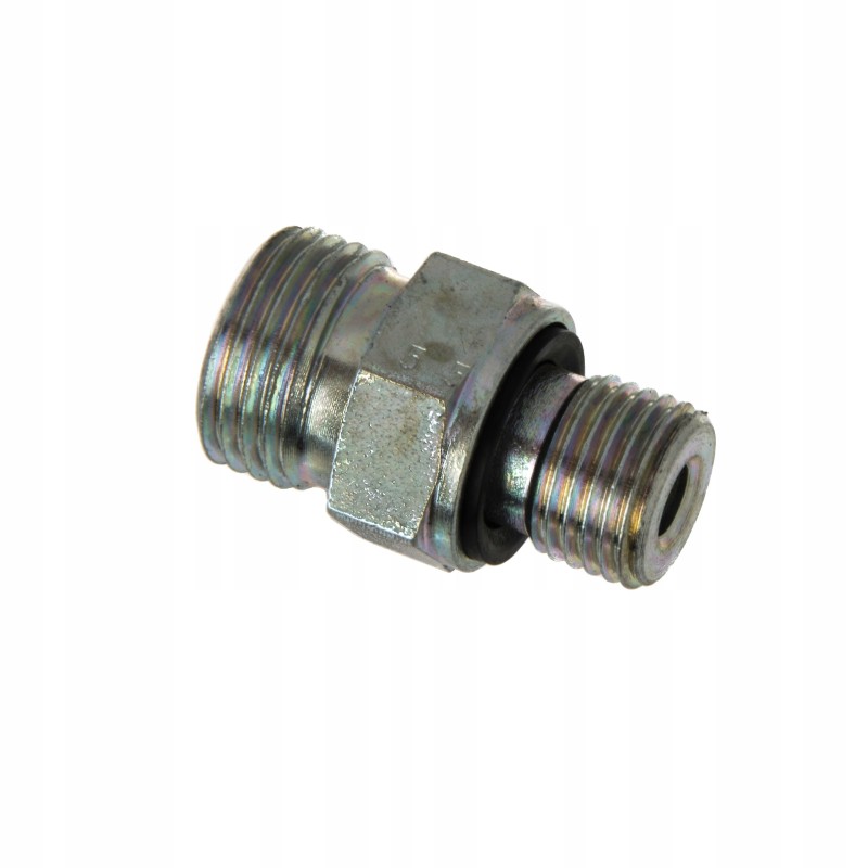 Straight connector nipple ga 11 16 m orfs x 1 4 m bsp wd
