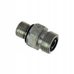Straight connector nipple ga 11 16 m orfs x 1 4 m bsp wd