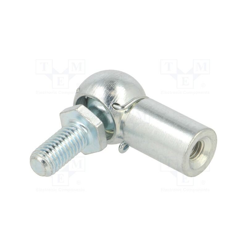 1 pcs x PNEUMAT-92220-13E - Mounting element for gas spring, Mat: zinc plated steel, 13mm