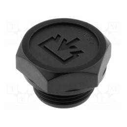 1 pcs x ELESA+GANTER - 58561 - Fill plug, without side hole, Thread: M20, Overall len: 18mm