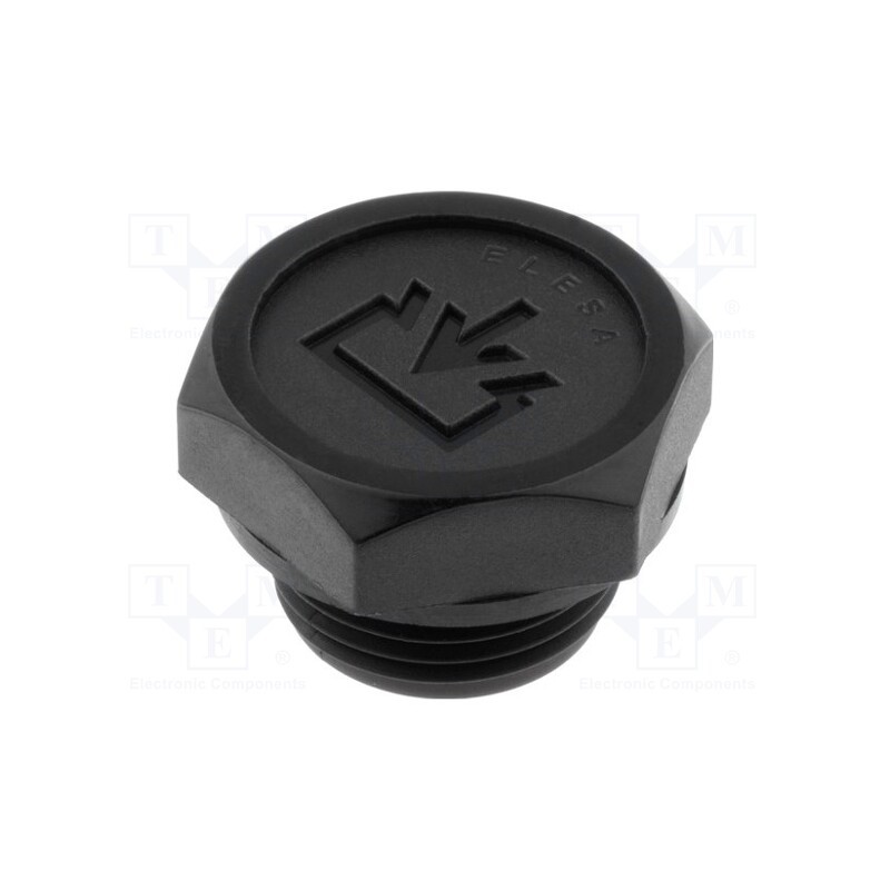 1 pcs x ELESA+GANTER - 58561 - Fill plug, without side hole, Thread: M20, Overall len: 18mm
