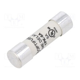 1 pcs x OPTIFUSE - TPK-6A - Fuse: fuse, time-lag, 6A, 500VAC, cylindrical,industrial