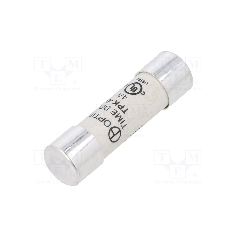 1 pcs x OPTIFUSE - TPK-4A - Fuse: fuse, time-lag, 4A, 500VAC, cylindrical,industrial