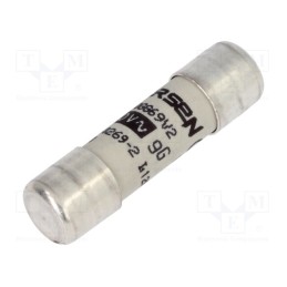 1 pcs x MERSEN - FR10GG69V2 - Fuse: fuse, gG,time-lag, 2A, 690VAC, 10x38mm