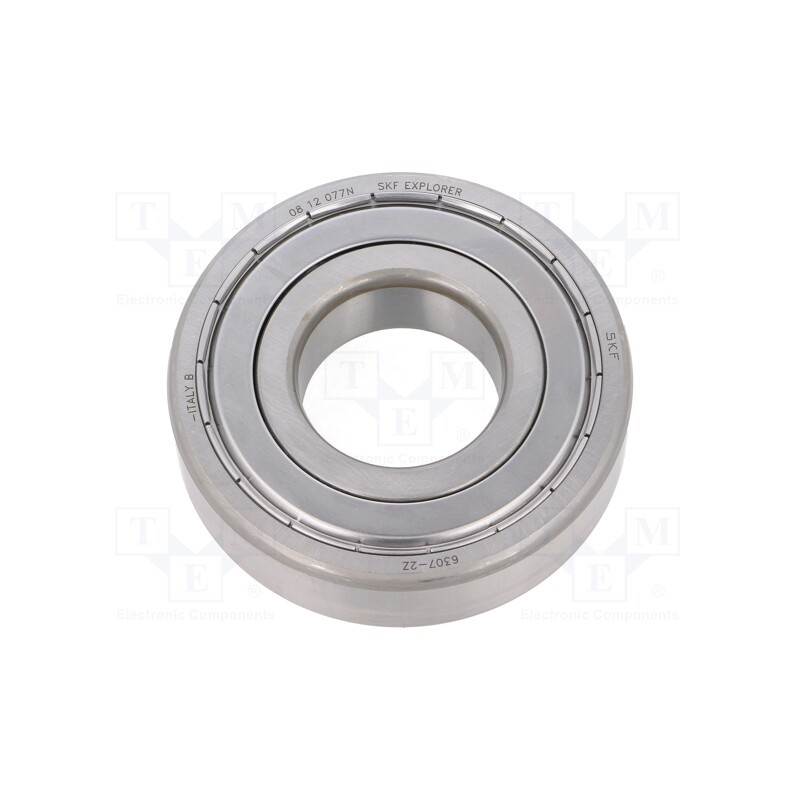 1 pcs x SKF - 6307-2Z SKF - Bearing: single row deep groove ball, Øint: 35mm, Øout: 80mm