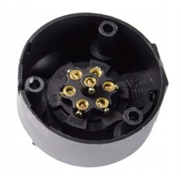 7-pole trailer electrical socket, plastic