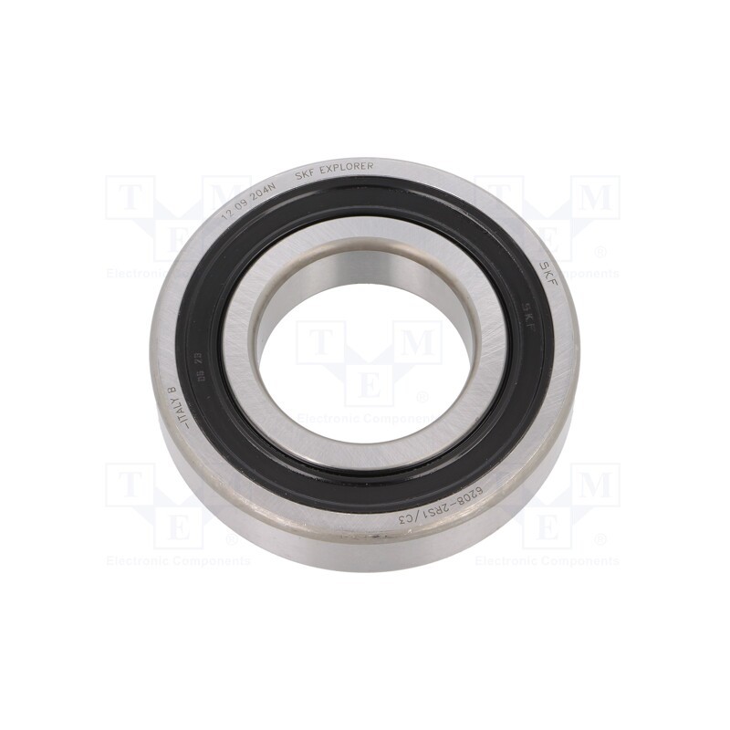 1 pcs x SKF - 6208-2RS1/C3 SKF - Bearing: single row deep groove ball, Øint: 40mm, Øout: 80mm