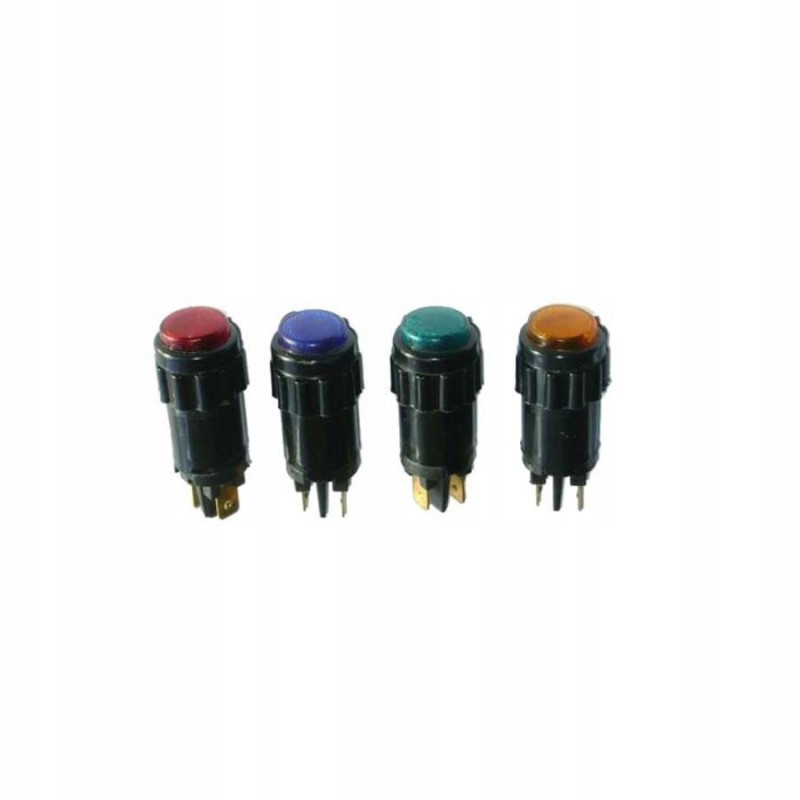 Indicator light set of different colors
