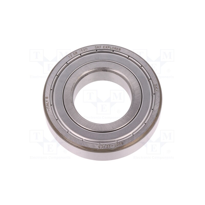 1 pcs x SKF - 6207-2Z/C3 SKF - Bearing: single row deep groove ball, Øint: 35mm, Øout: 72mm