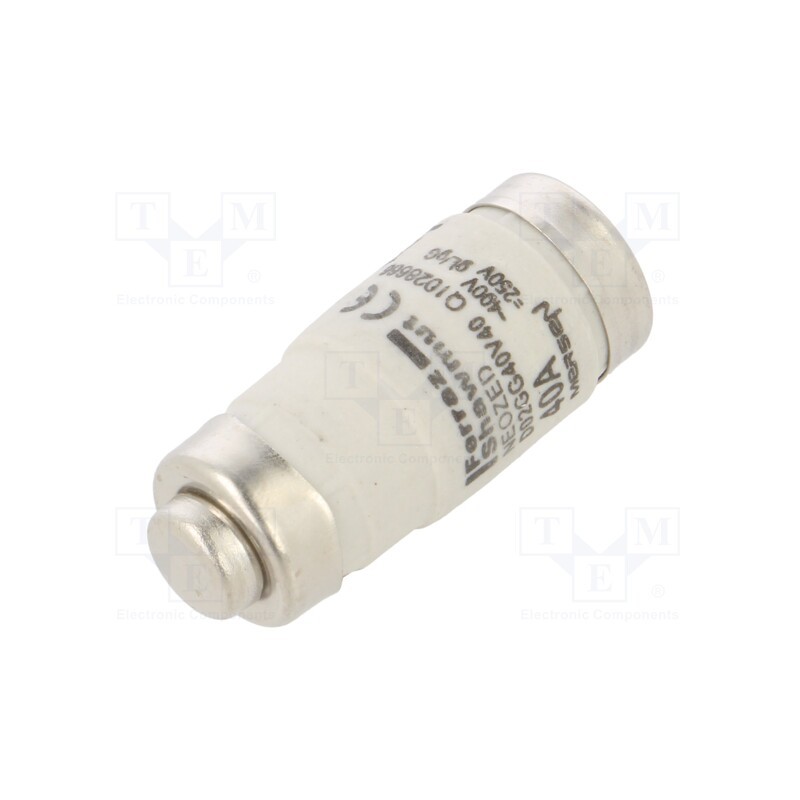 1 pcs x MERSEN - D02GG40V40 - Fuse: fuse, gG, 40A, 400VAC, 250VDC, industrial, D02