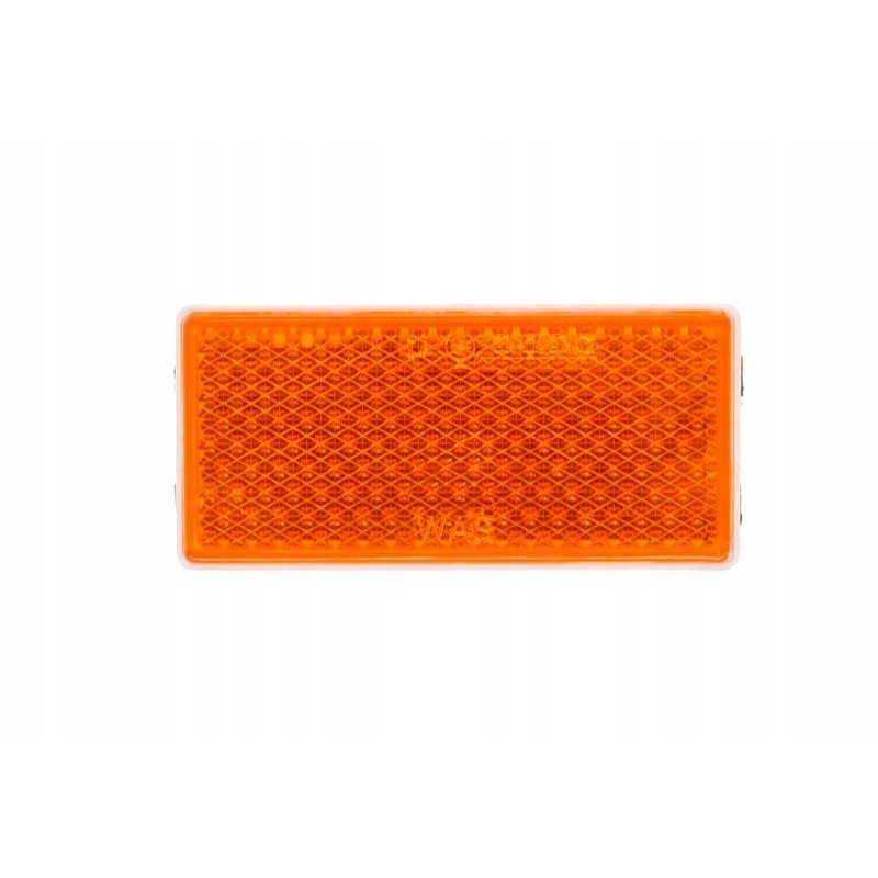 Rectangular glued reflector, orange