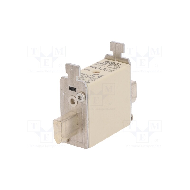 1 pcs x SIBA - 2000013.4 - Fuse: fuse, gG, 40A, 500VAC, 220VDC, ceramic,industrial, NH000