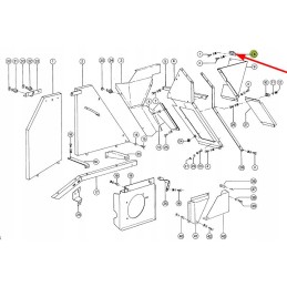 725722 1 side cover mounting bracket 3 x 30 x 13