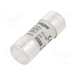 1 pcs x HAGER - LF516G - Fuse: fuse, gG, 16A, 690VAC, cylindrical,industrial, 22x58mm