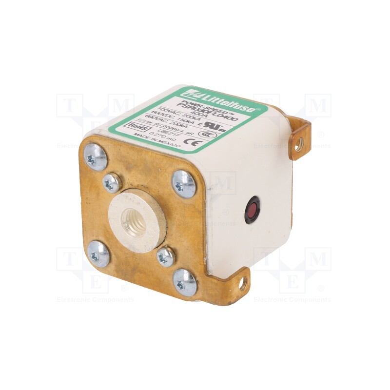 1 pcs x LITTELFUSE - PSR030FL0400 - Fuse: fuse, ultra rapid, 400A, 690VAC, 600VDC, ceramic,industrial