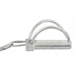 Pipe cotter pin with a 14mm chain for a 44mm pipe