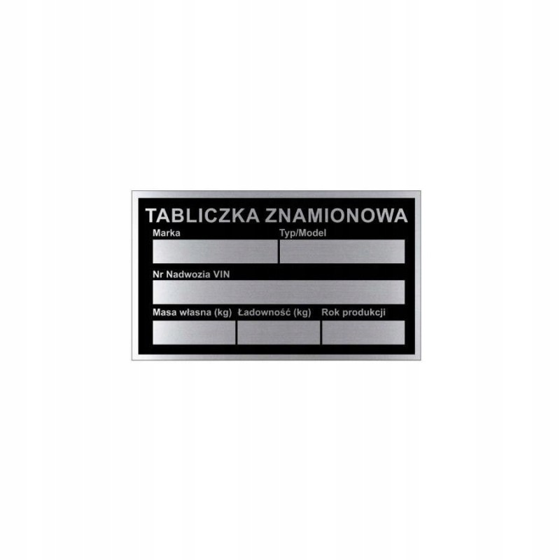 Replacement nameplate