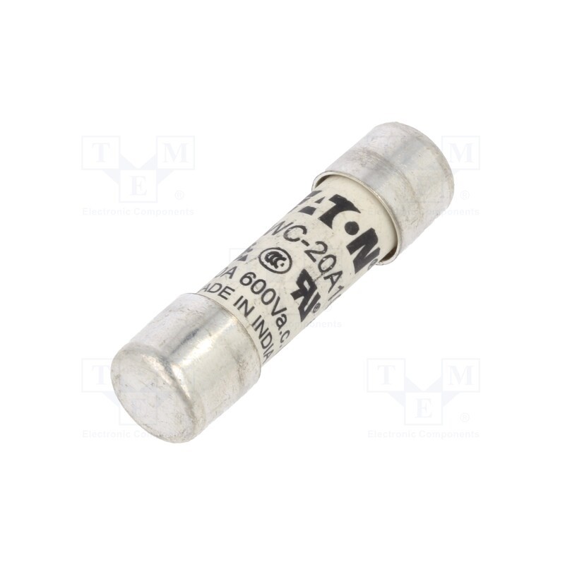 1 pcs x BUSSMANN - FWC-20A10F - Fuse: fuse, aR, 20A, 600VAC, ceramic,cylindrical,industrial