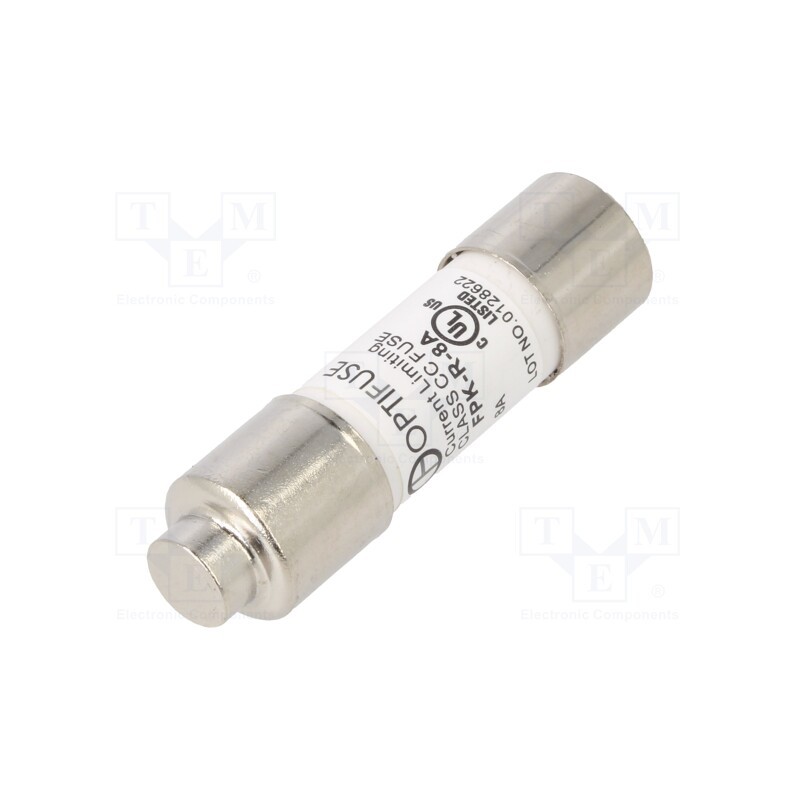 1 pcs x OPTIFUSE - FPK-R-8A - Fuse: fuse, quick blow, 8A, 600VAC, 600VDC, cylindrical,industrial