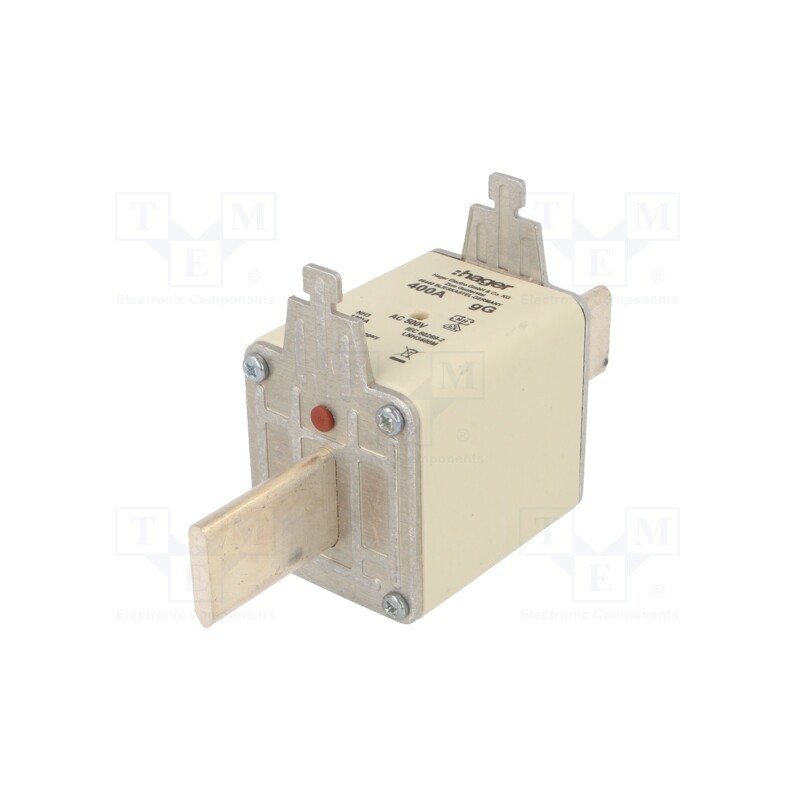 1 pcs x HAGER - LNH3400M - Fuse: fuse, gG, 400A, 500VAC, industrial, NH3C