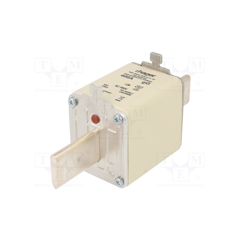 1 pcs x HAGER - LNH2400M - Fuse: fuse, gG, 400A, 500VAC, industrial, NH2