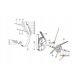 Claas Dominator wheel conical ring 629046