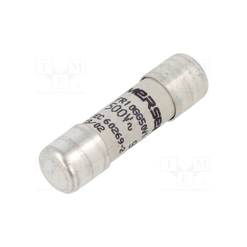 1 pcs x SCHNEIDER ELECTRIC - DF2CN10 - Fuse: fuse, gG, 10A, 500VAC, ceramic, 10x38mm