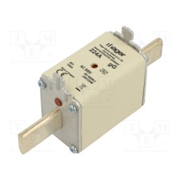 1 pcs x HAGER - LNH1224M - Fuse: fuse, gG, 224A, 500VAC, industrial, NH1
