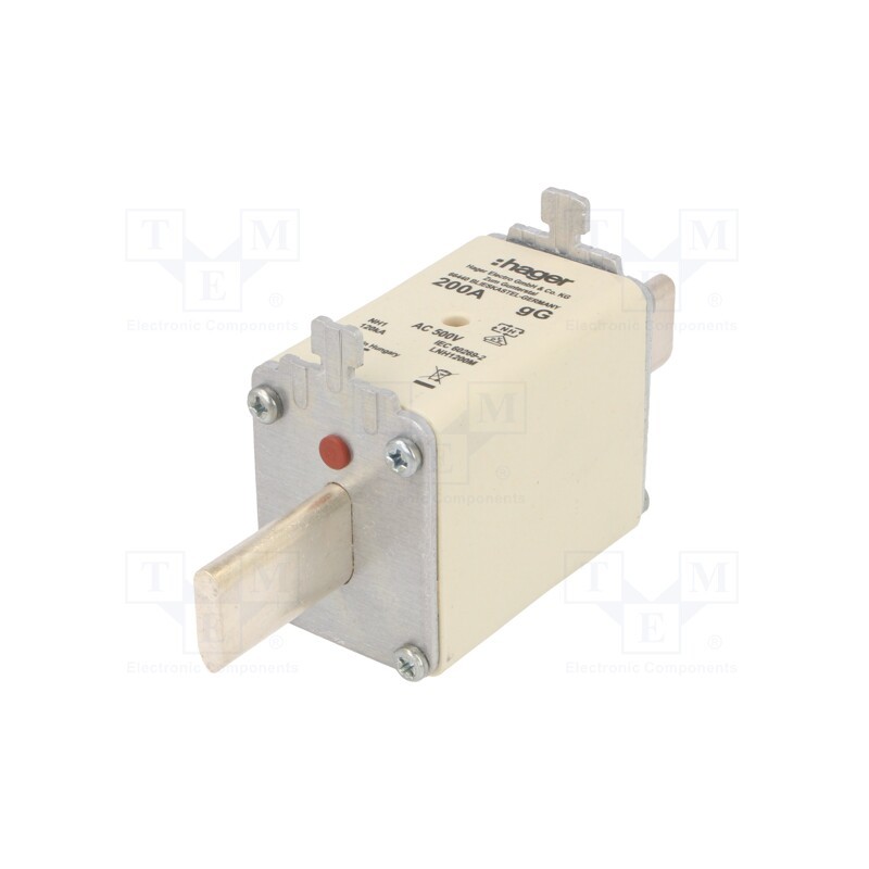 1 pcs x HAGER - LNH1200M - Fuse: fuse, gG, 200A, 500VAC, industrial, NH1