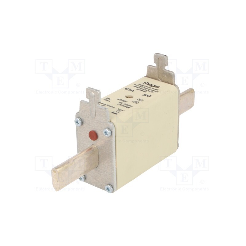 1 pcs x HAGER - LNH1063M - Fuse: fuse, gG, 63A, 500VAC, industrial, NH1C