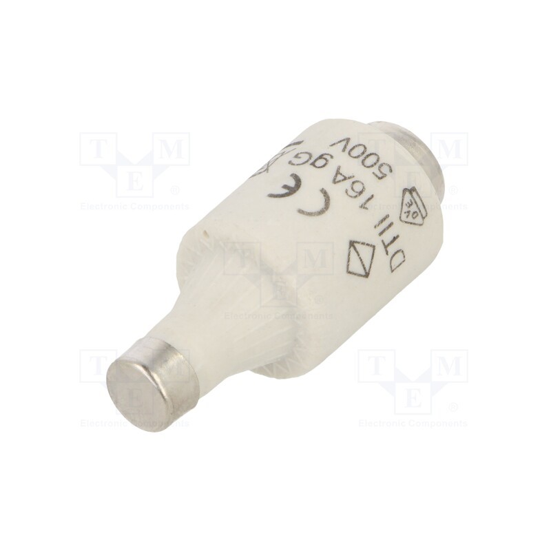 1 pcs x HAGER - LE2716 - Fuse: fuse, gG,time-lag, 16A, 500VAC, DII