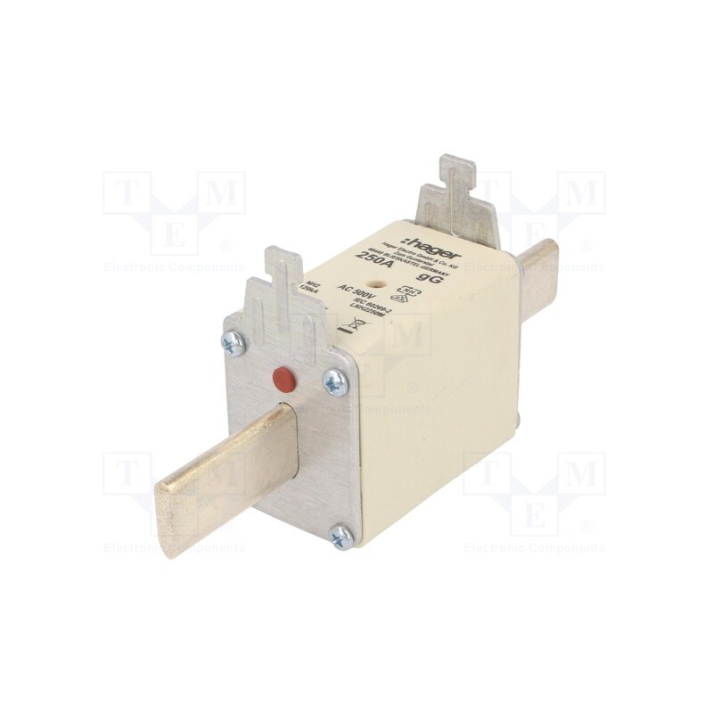 1 pcs x HAGER - LNH2250M - Fuse: fuse, gG, 250A, 500VAC, industrial, NH2