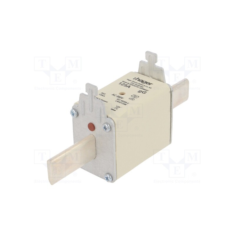 1 pcs x HAGER - LNH2125M - Fuse: fuse, gG, 125A, 500VAC, industrial, NH2