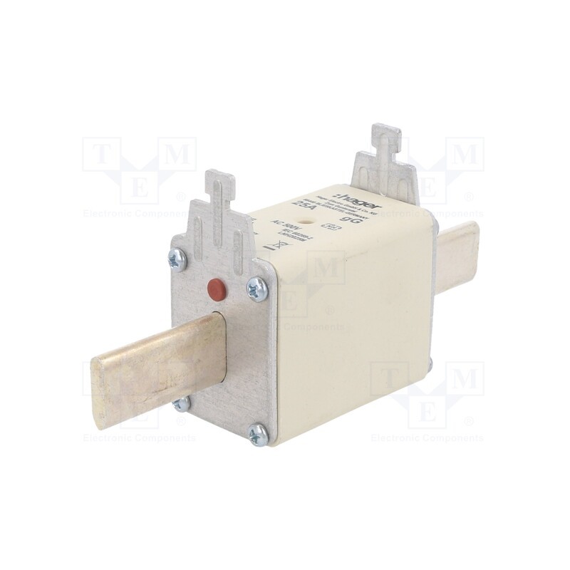 1 pcs x HAGER - LNH2025M - Fuse: fuse, gG, 25A, 500VAC, industrial, NH2