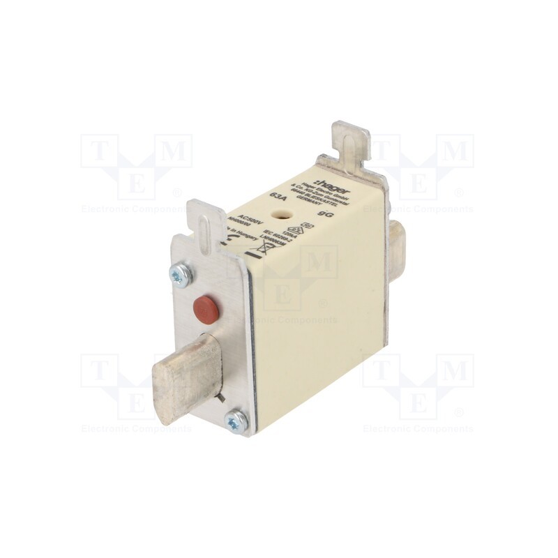 1 pcs x HAGER - LNH0063M - Fuse: fuse, gG, 63A, 500VAC, industrial, NH000