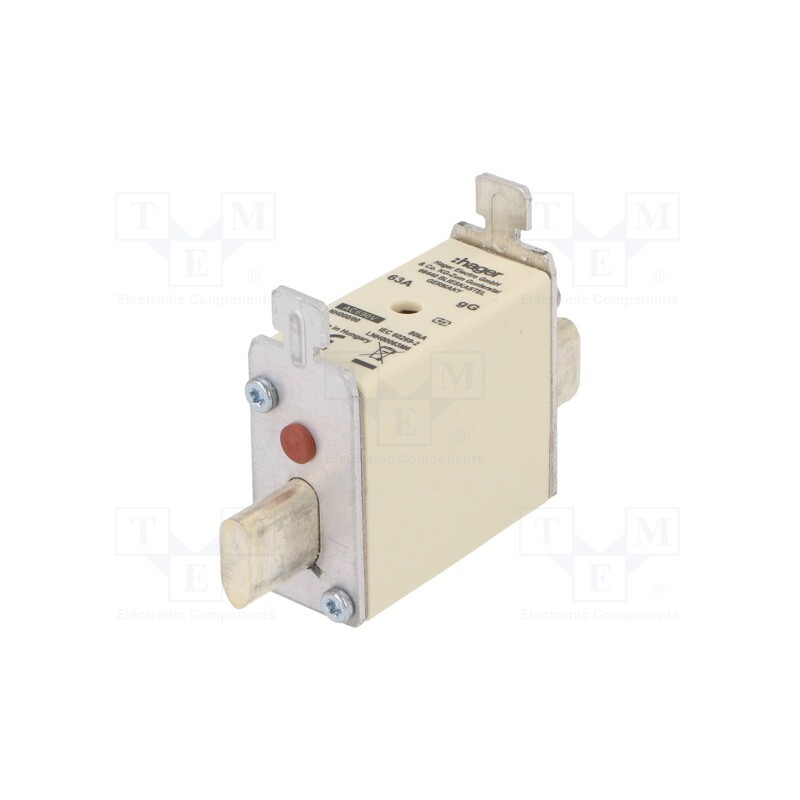 1 pcs x HAGER - LNH00063M6 - Fuse: fuse, gG, 63A, 690VAC, industrial, NH000
