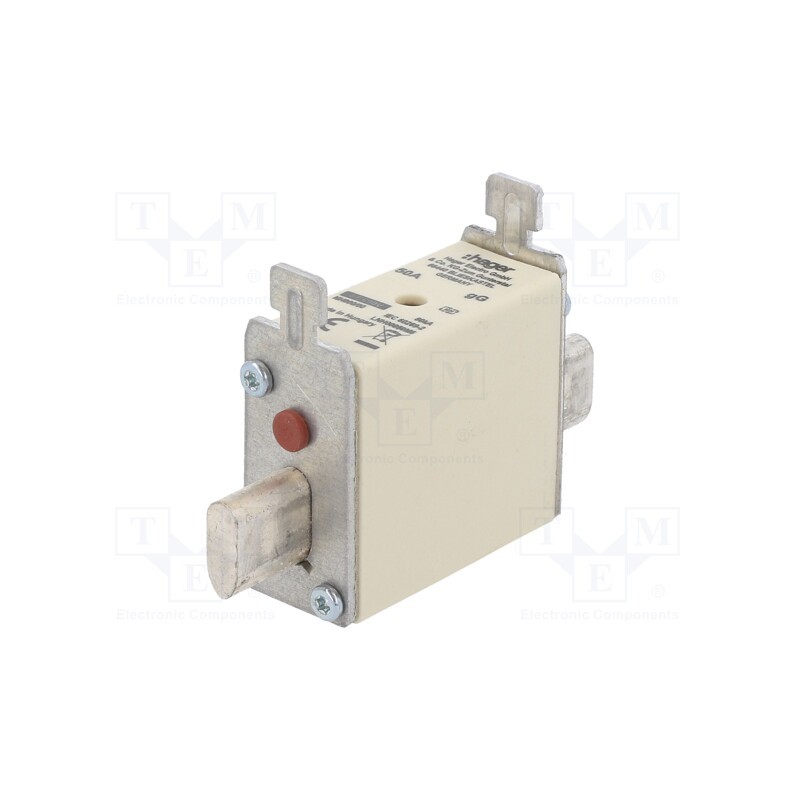 1 pcs x HAGER - LNH00050M6 - Fuse: fuse, gG, 50A, 690VAC, industrial, NH000