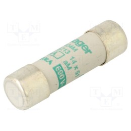 1 pcs x HAGER - LF404M - Fuse: fuse, aM, 4A, 690VAC, cylindrical,industrial, 14x51mm