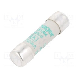 1 pcs x HAGER - LF316M - Fuse: fuse, aM,time-lag, 16A, 500VAC, cylindrical,industrial