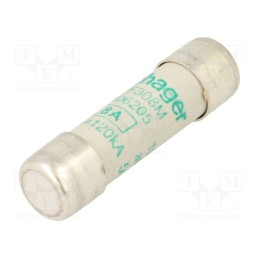 1 pcs x HAGER - LF308M - Fuse: fuse, aM,time-lag, 8A, 500VAC, cylindrical,industrial